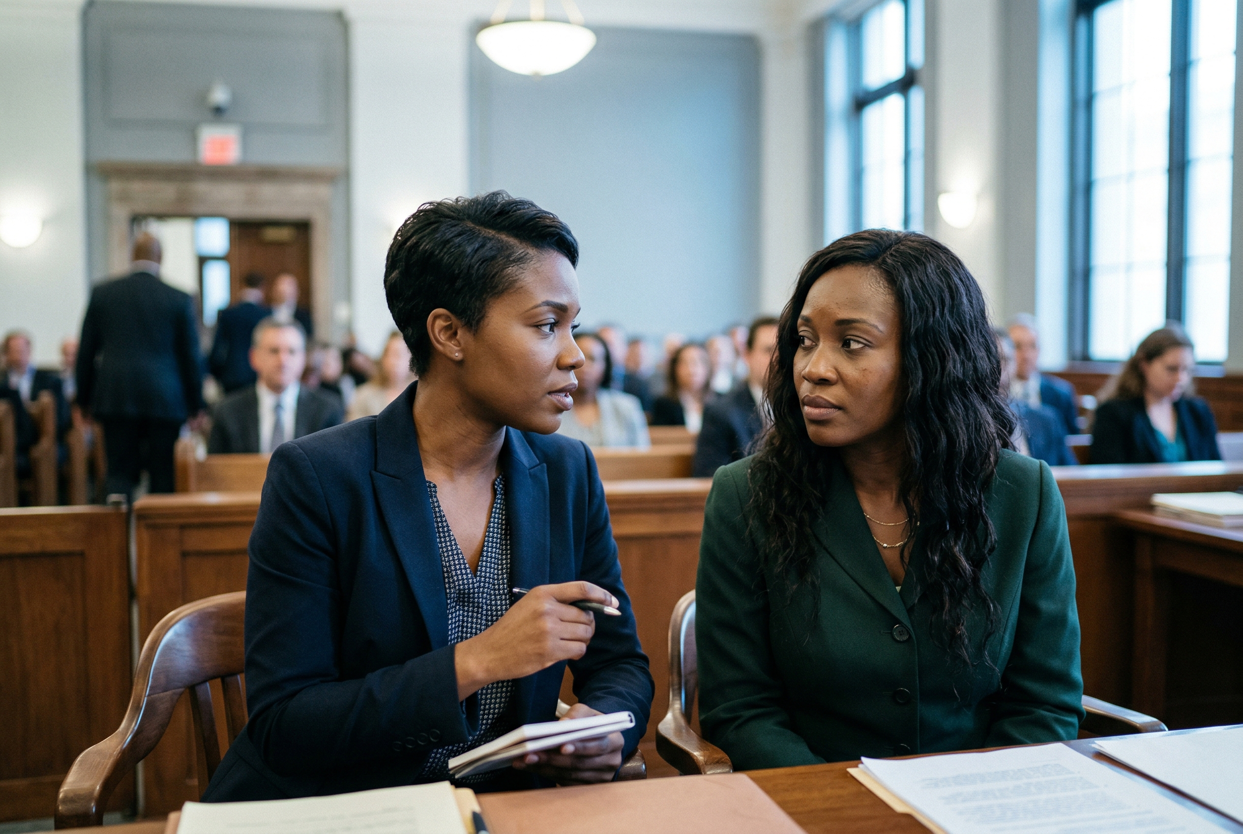 Haitian Creole Court Interpreter professional supporting hearings and trials